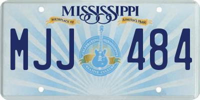 MS license plate MJJ484