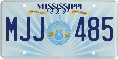 MS license plate MJJ485