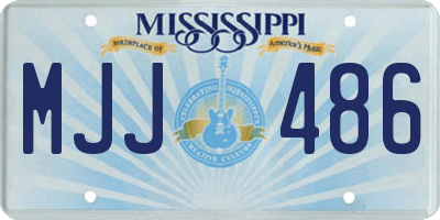 MS license plate MJJ486
