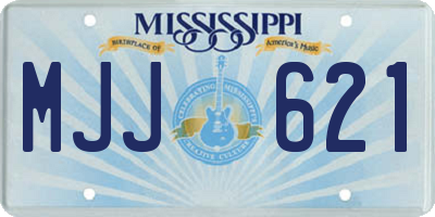 MS license plate MJJ621