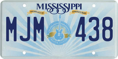 MS license plate MJM438