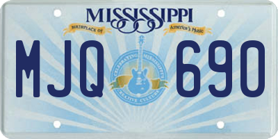 MS license plate MJQ690