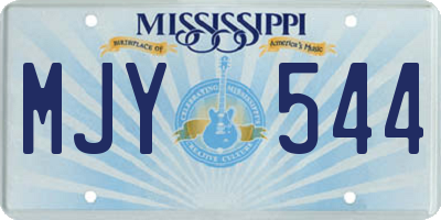 MS license plate MJY544