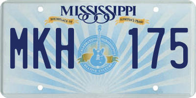 MS license plate MKH175