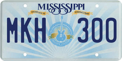MS license plate MKH300