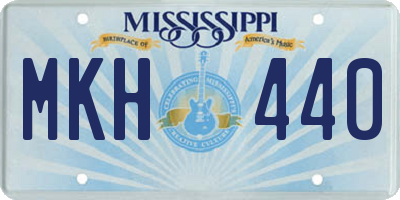 MS license plate MKH440
