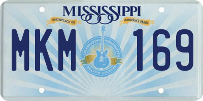 MS license plate MKM169