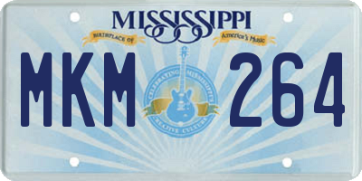 MS license plate MKM264