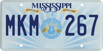 MS license plate MKM267