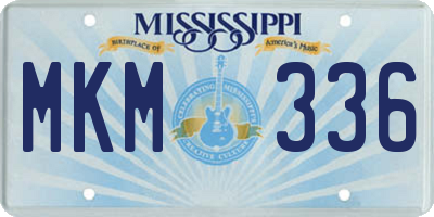 MS license plate MKM336