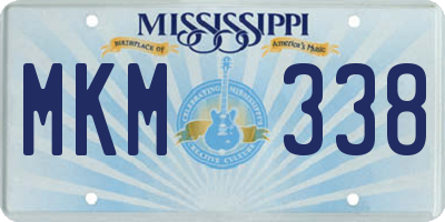 MS license plate MKM338
