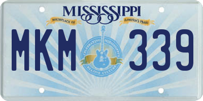 MS license plate MKM339