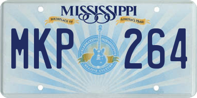 MS license plate MKP264