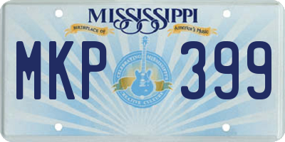 MS license plate MKP399