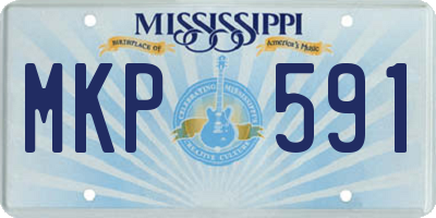 MS license plate MKP591