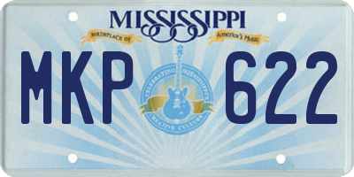 MS license plate MKP622