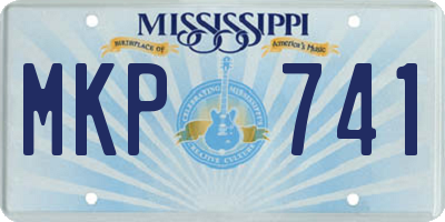 MS license plate MKP741