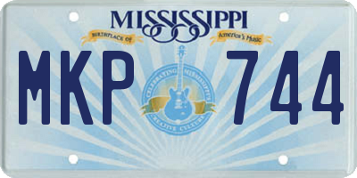 MS license plate MKP744