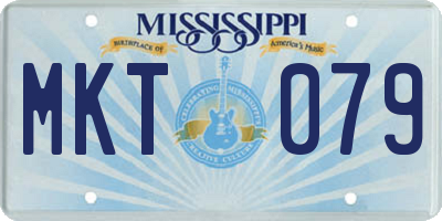 MS license plate MKT079