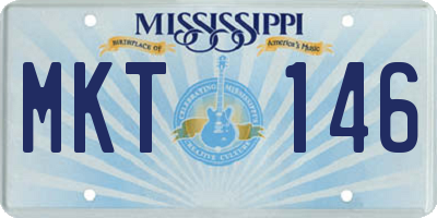 MS license plate MKT146