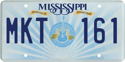 MS license plate MKT161