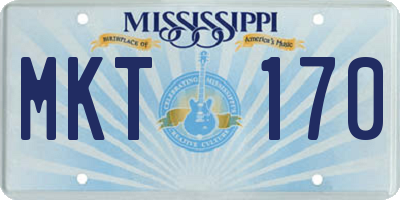 MS license plate MKT170
