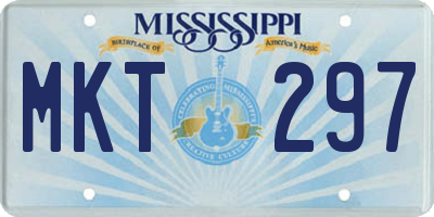 MS license plate MKT297