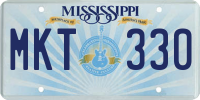 MS license plate MKT330