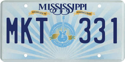 MS license plate MKT331