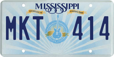 MS license plate MKT414