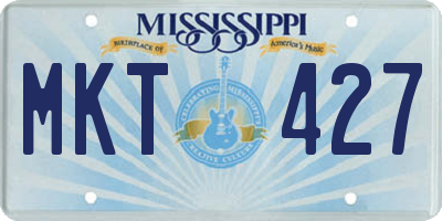 MS license plate MKT427