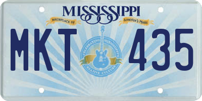 MS license plate MKT435