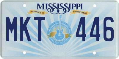 MS license plate MKT446