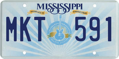 MS license plate MKT591