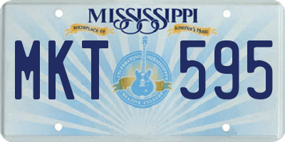MS license plate MKT595