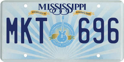 MS license plate MKT696