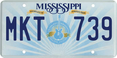 MS license plate MKT739