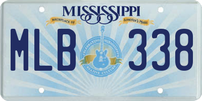 MS license plate MLB338