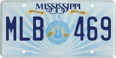 MS license plate MLB469