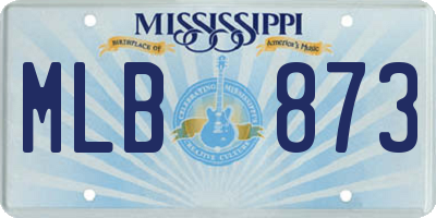 MS license plate MLB873