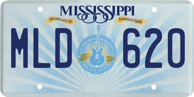MS license plate MLD620