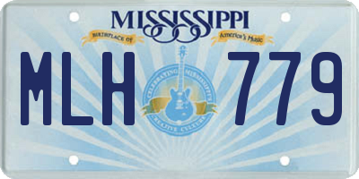 MS license plate MLH779