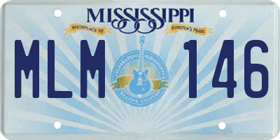 MS license plate MLM146