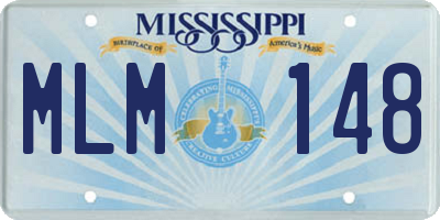 MS license plate MLM148