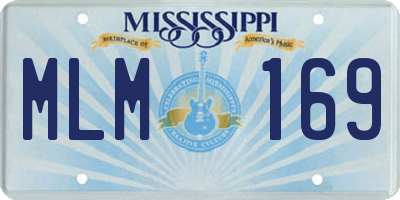 MS license plate MLM169