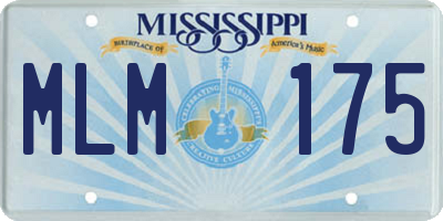 MS license plate MLM175
