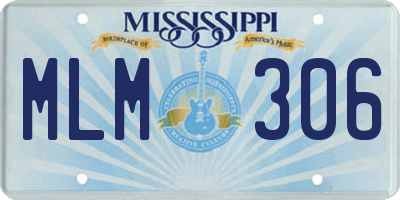 MS license plate MLM306