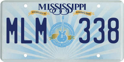 MS license plate MLM338