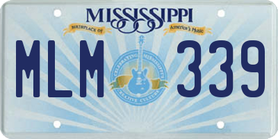 MS license plate MLM339