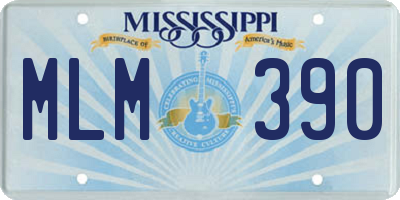 MS license plate MLM390